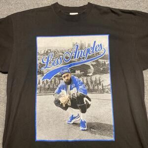 Nipsey Hussle T Shirt Shaka Wear Los Angeles Dodgers Hip Hop Y2K Mens 2Xl Lakers